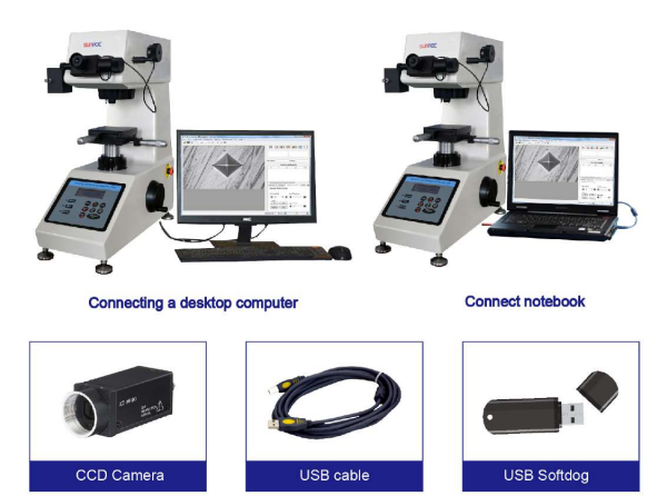 SMV-100 Mikrotwardoścomierz Vickers SUNPOC