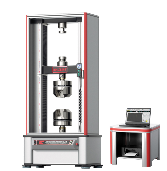 MASZYNA WYTRZYMAŁOŚCIOWA 300KN Z HYDRAULICZNYM MOCOWANIEM PRÓBKI